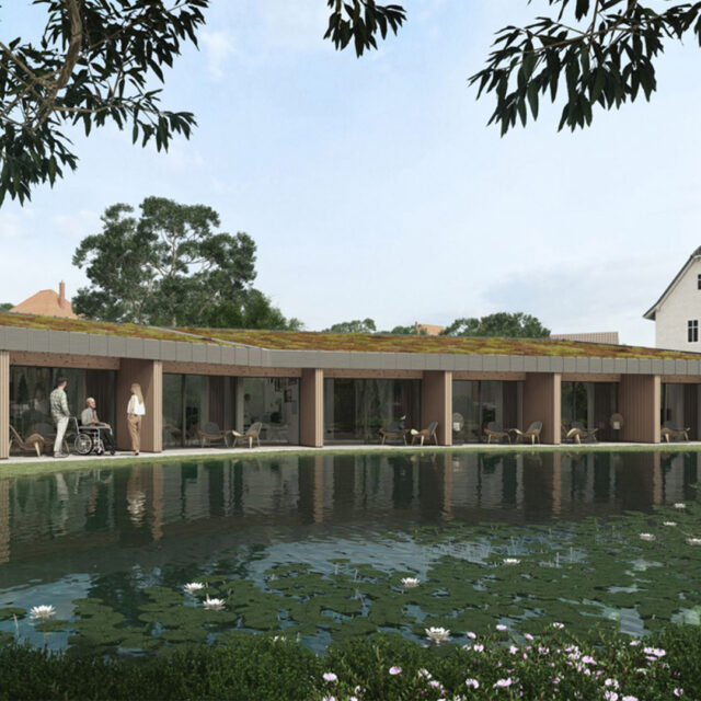 Ansicht Bau des neuen Hospiz in Alsfeld