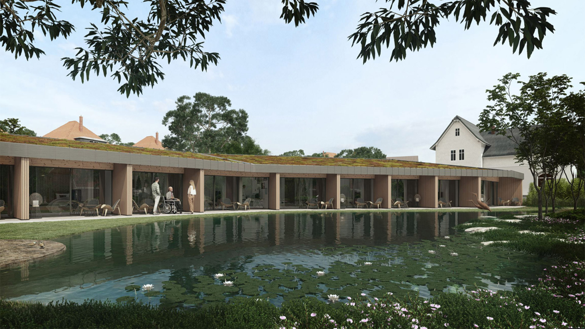 Ansicht Bau des neuen Hospiz in Alsfeld